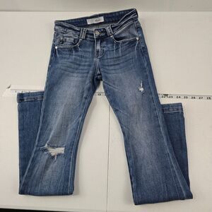 Stylish Blue Distressed Jeans